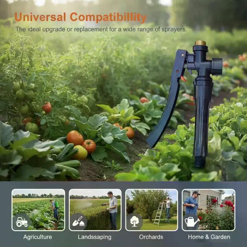 Replacement Backpack Electric Sprayer Head Switch Handle Wear Resistant Non-Slip for Home Garden Orchard  Spraying Use