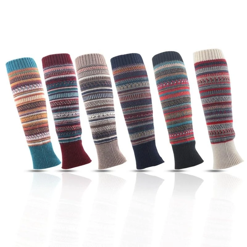 

Гетры для женщин и девочек, свободные ноги, теплые вечерние вязаные зимние спортивные носки, леггинсы, высокие гольфы 15UB