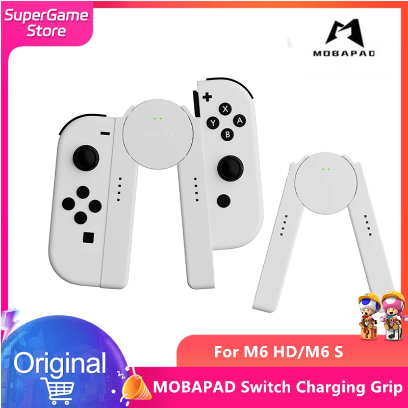 MOBAPAD Game Controller for Switch Charging Grip Set For Nintendo Joy-con/M6 HD/S Handle V-Shaped Charger Charger Stand