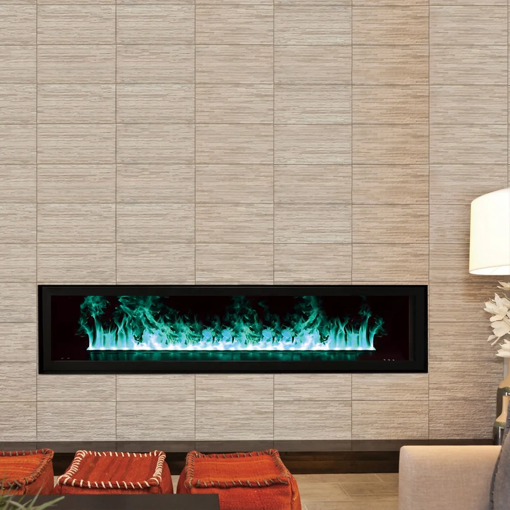 Smart App Electric Fireplace Constant Temperature Touchable 3D Kamin Vapor Steam Water Fireplace 2000 mm