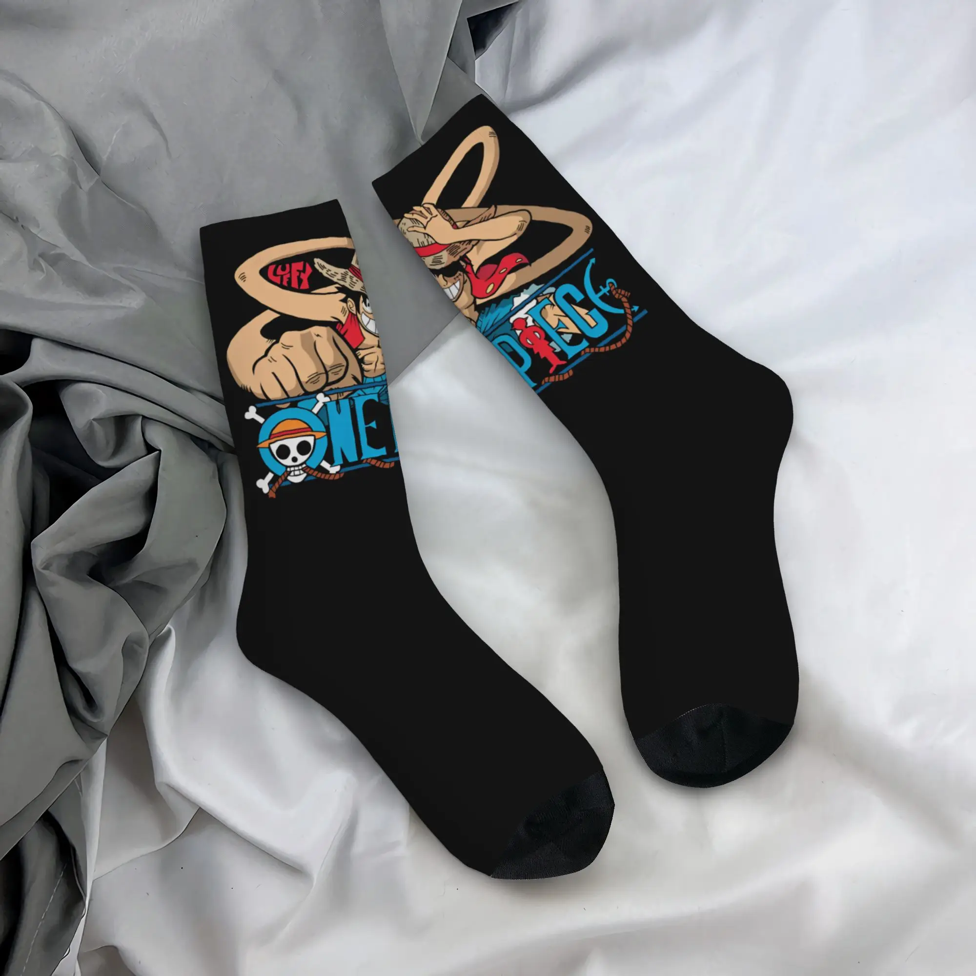 

Men Women luffys Zoro Tony Chopper onepieces Socks Breathable Home Dress Crew Socks Little Small Gifts