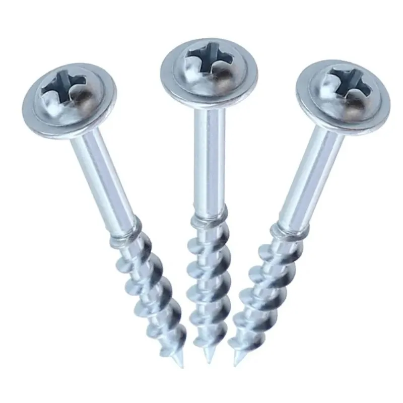 25/32/38/50/63mm Pocket Hole Jig Screws Sets Semi-self Tapping Screws Phillips Head Slotting Link Piece Woodworking Antirust