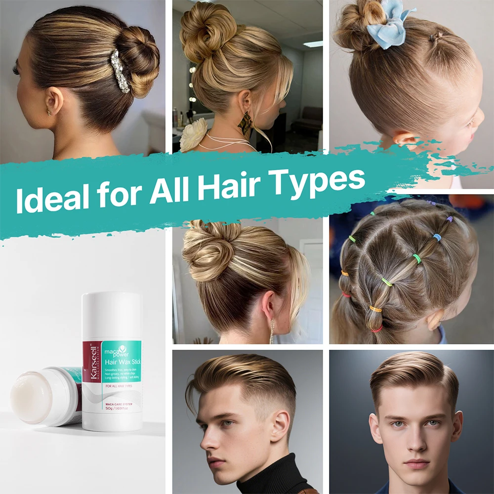 

Karseell Hair Wax Stick - Ideal for Styling Men's Hair - Volumizing Texturizing And Matte Finishing - Travel-Friendly Packaged