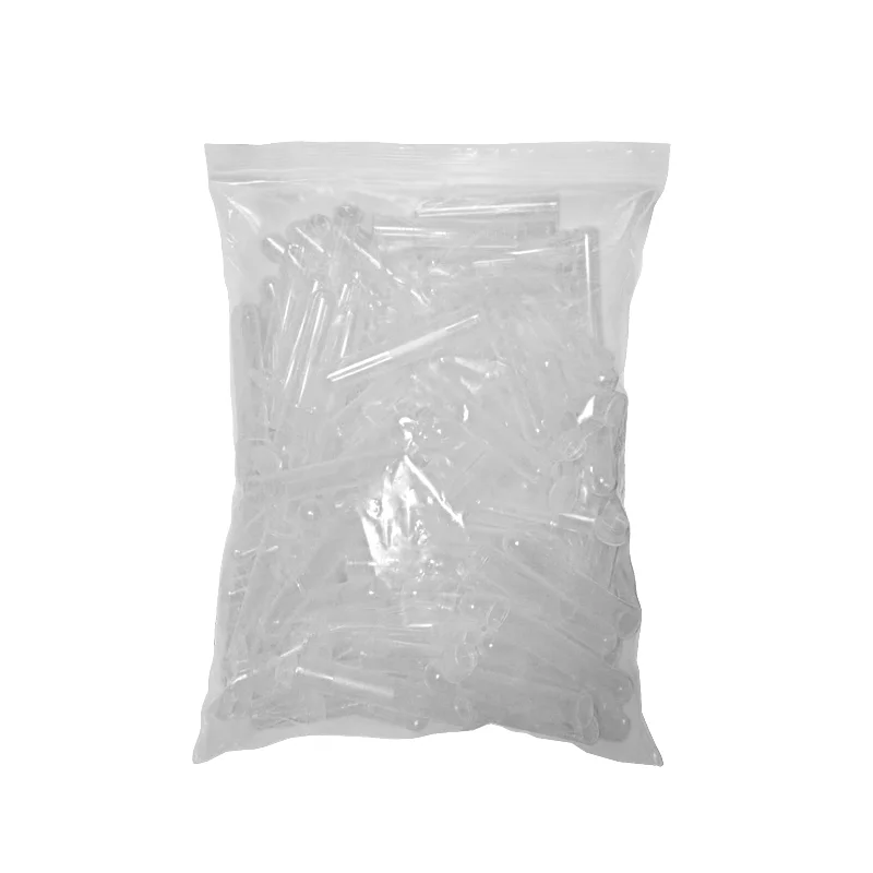 

100pcs/bag 15ml Disposable Centrifuge Test Tube with Cap with Cap Laboratory Supplies Sample Transparent Micro Plastic