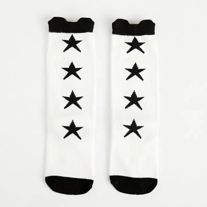 Pink Cow Dairy Christmas Long Socks for Girls Kids Infantil Toddler Knee High Socks Cartoon