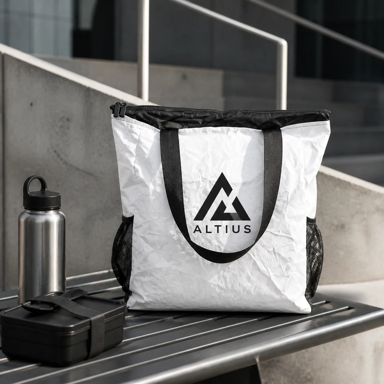 Custom  Tote Bag 3D Structured Handbag Minimalist Functional Style Personalized Logo Printed Fashion Shopping Bag