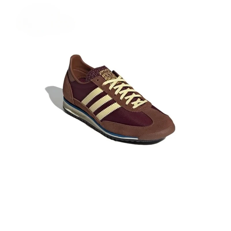 Adidas-zapatillas de correr originales SL 72 RS para hombre y mujer, zapatos informales de ante marrón arroz, zapatillas antideslizantes a la moda