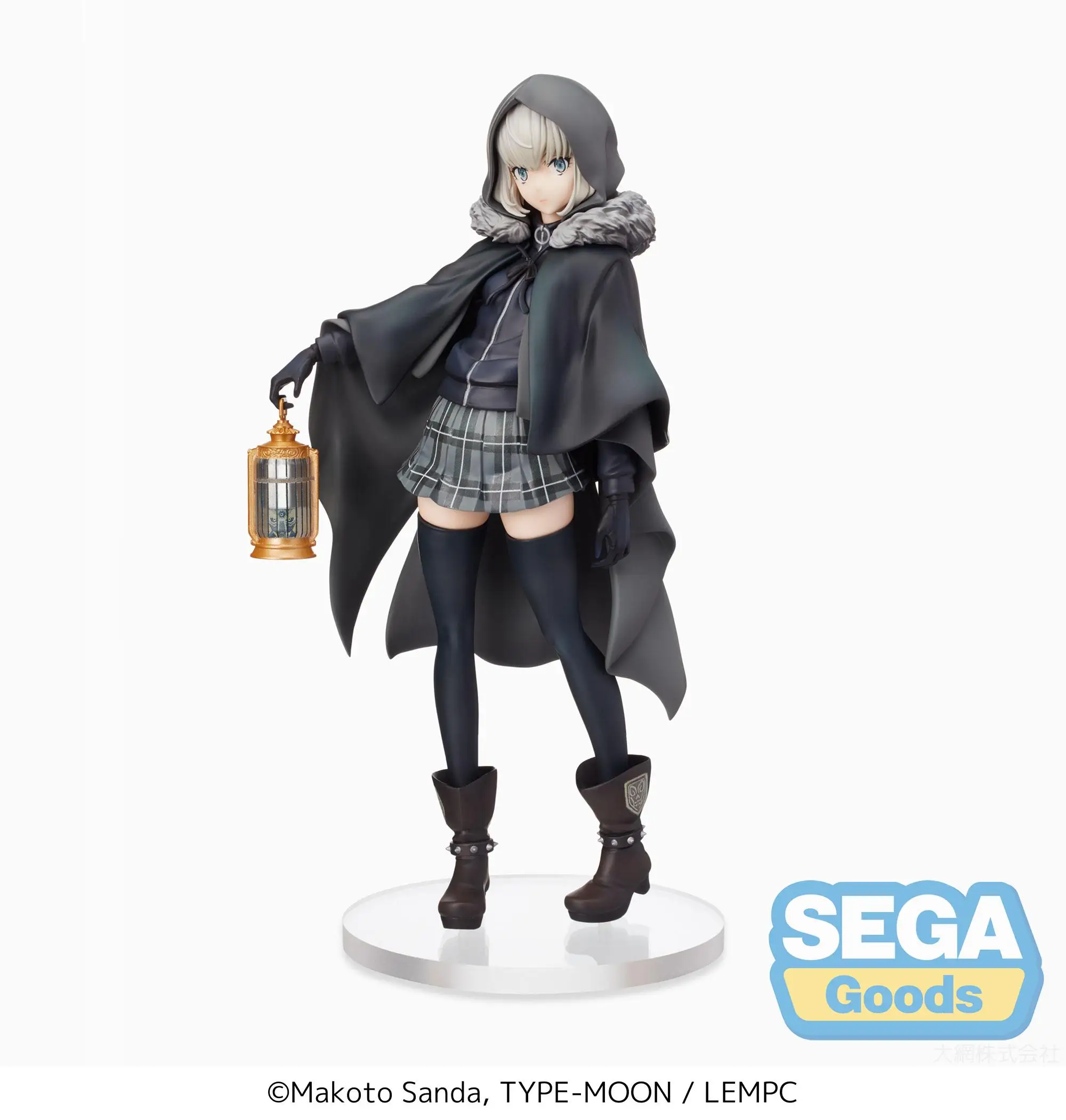 Sega Fate Lord el-melloi Ii funda de Pvc, modelo de colección de figuras de acción de Anime, juguetes grises, 21cm, 2023