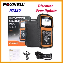 Foxwell NT530 Multi-System Scanner OE-level Universal Auto Diagnostic Tool for Chrysler Porsche BMW Benz 1 software free Update