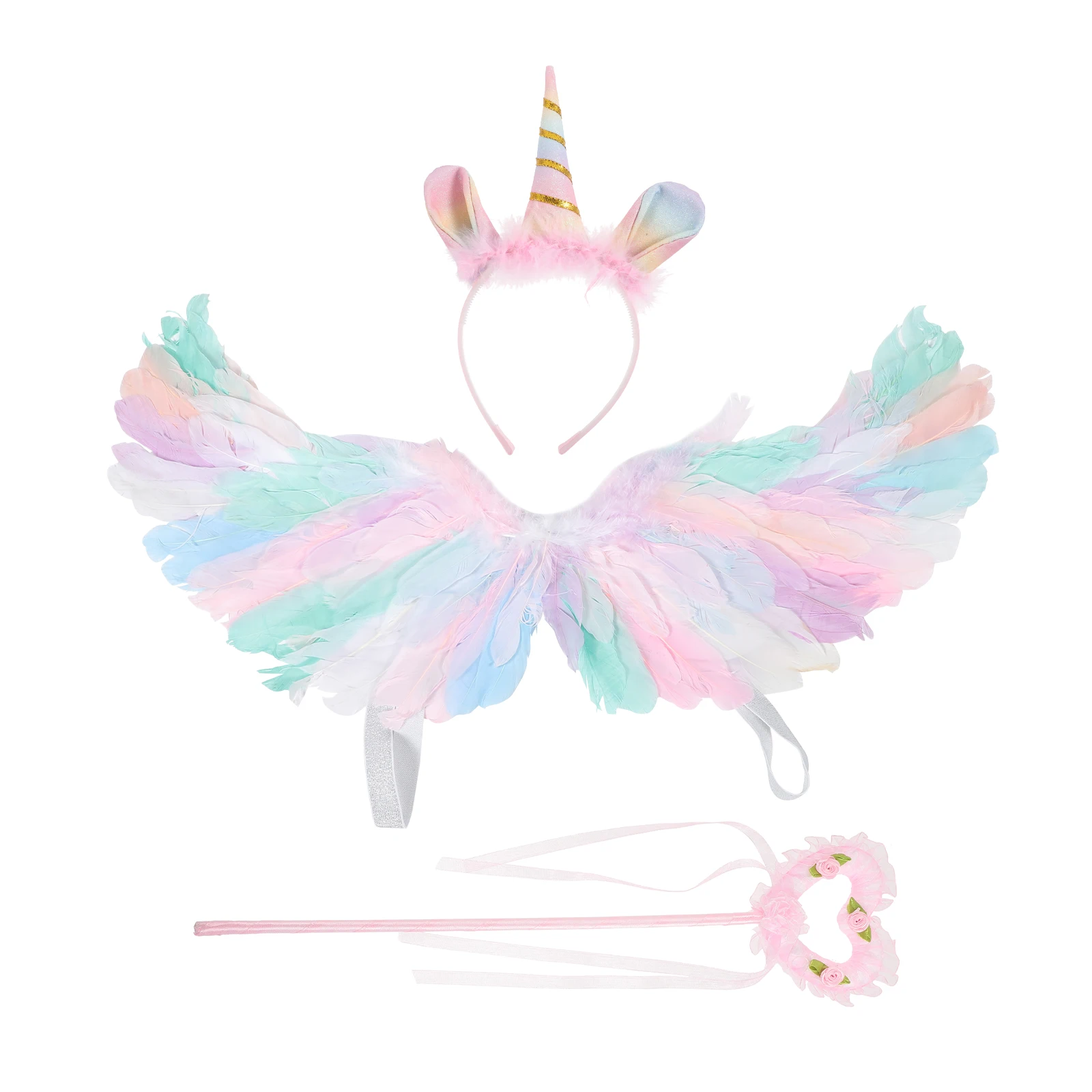 

Fairy Wing Costume Props Lightweight Comfortable Headband Fairy Wings for Girls Cosplay Festivals Stage Show