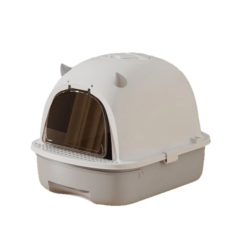 Cat litter box Fully enclosed deodorant oversized cat toilet anti-splash - view 5