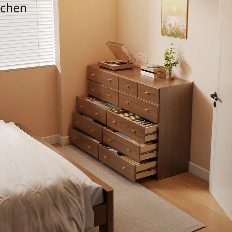 solid wood chest of drawers bedroom six chest of drawers storage cabinet