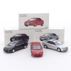 JKM 1/64 Mazda 6 2008 Alloy Car Diecast Model Shock Absorption Model Toy Car Friends Gifts Collect Ornaments