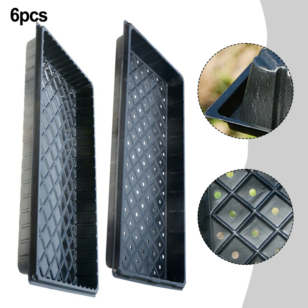 6 Pcs Plant Germination Tray Growing Plate Plants Starter For Gardening Starting Trays Outdoor Garden Plant Trays