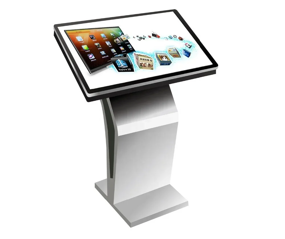 shopping mall lobby wayfinding smart 55 inch interactive touch screen information kiosk