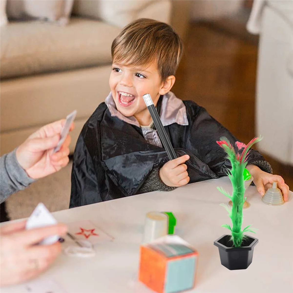 Magic stick para a flor para crianças e adultos, truques de mágica acessórios, brinquedo engraçado