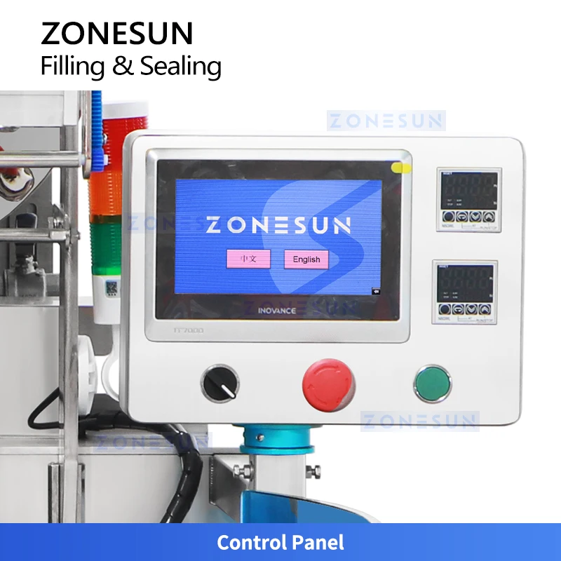 ZONESUN ZS-FS220U Automatic VFFS Sachet Packing Machine for Liquids and Pastes