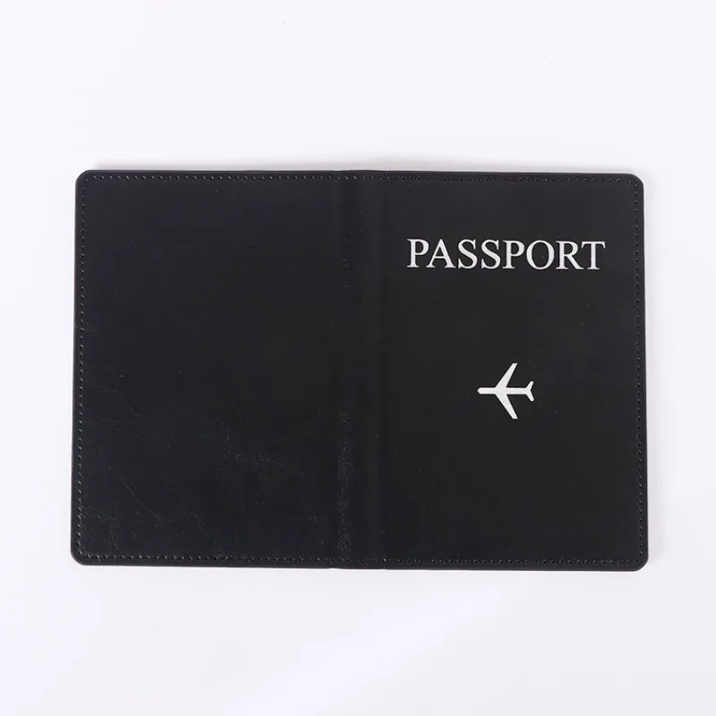 PU Leather Travel Passport Cover Passport Holder Organizer Protective Card Case ID Document Passport Wallet Credit Card Holder