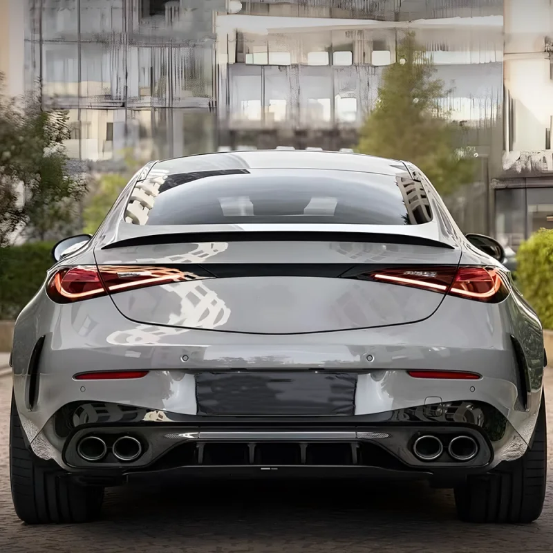 Diffuser with Tail Pipe for Mercedes Benz CLE-Class CLE260 CLE300 C236 24-25 Modified New Style Rear Lip Body Kit