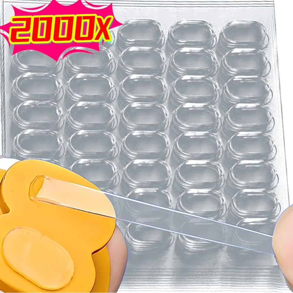

100/2000 шт. овальные прозрачные точки, двусторонняя гелевая клейкая подушечка, водостойкий плакат, воздушный шар, кукла, фиксированная акриловая наклейка на ногу, клейкие патчи