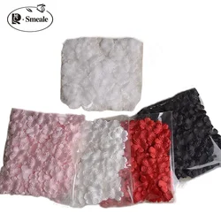200 PCs/Pack DIY Handmade 3D Flower Wedding Dress Ingredients, Pyrographic Jean Yarn, Headwear Materials, Pure White, RS3039
