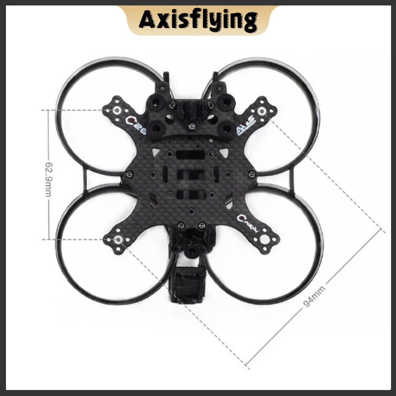 AXISFLYING CINEON C20 / C20 V2 Drone Frame KIT Support O3 Air Unit Anti-shake For RC FPV Drone 2 Inch Indoor Cinewhoop