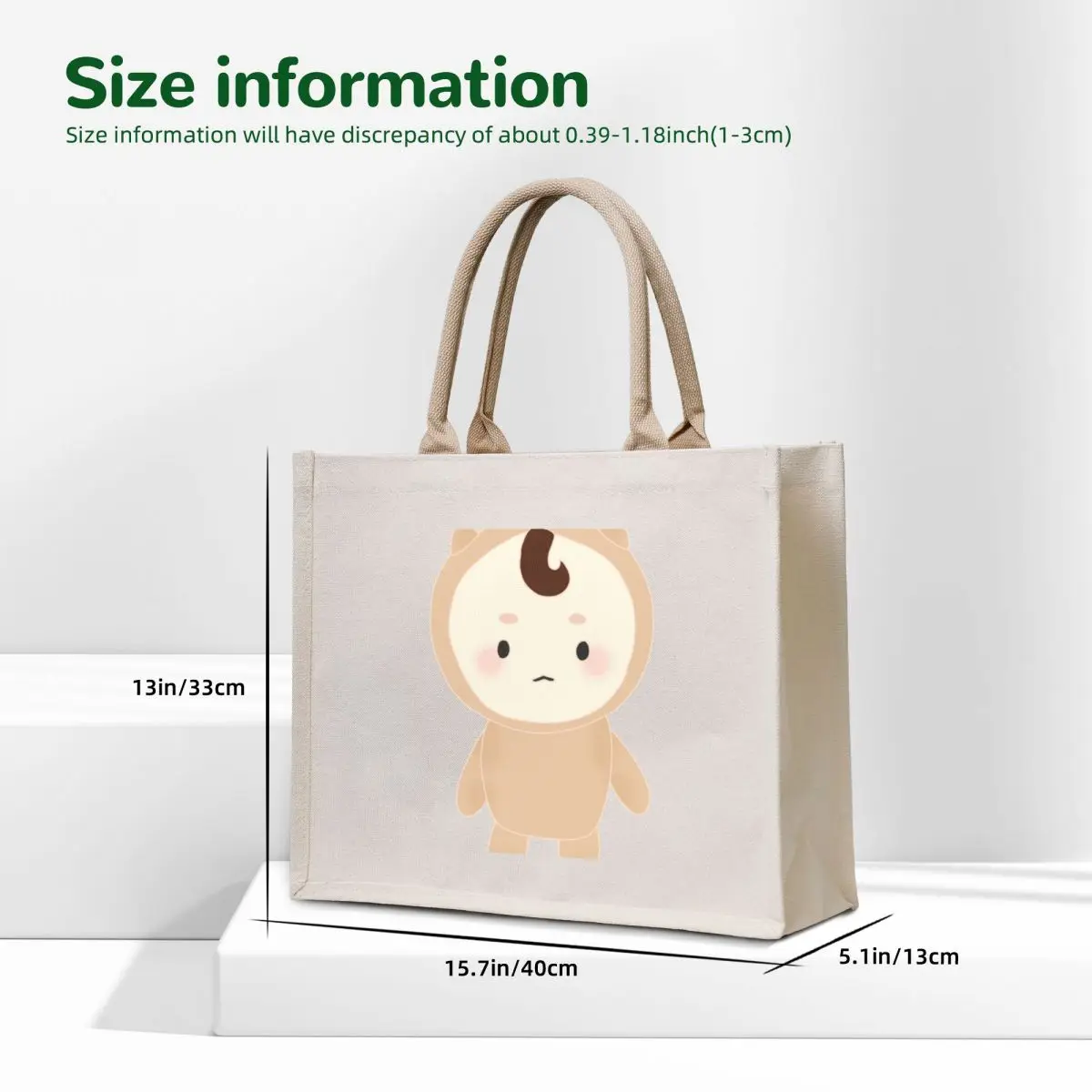 Goblin kdrama doll Tote Bag Woman shopper bag supermarket folding bag cloth woman