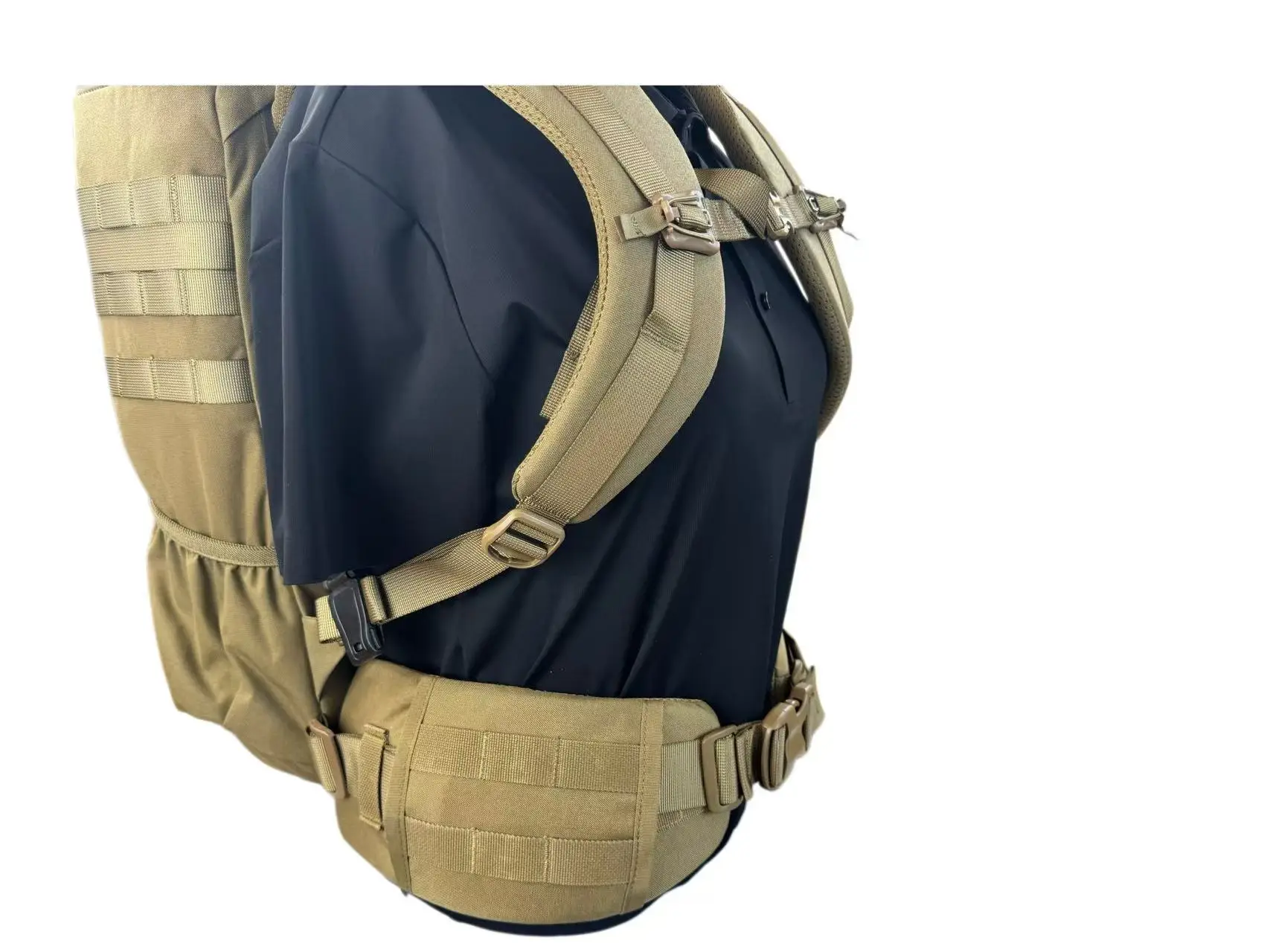 Abnehmbarer taktischer Rucksack-Gurtband-Verlängerungs-Bauchgurt-Stützkissen für Gurtband. – Detail 5