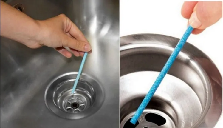 12/set Sani Sticks Oil Decontamination Kitchen Toilet Bathtub Drain Cleaner Spot Pipe Cleaner Clean Sewer Cleaning Rod