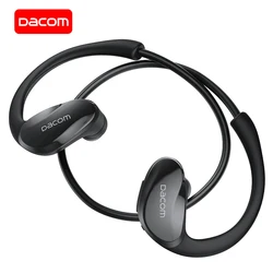 DACOM Sports Bluetooth Headphone 5.0 Wireless Headset for Running 12 Hours Playback Stereo Earphone Binaural ear hanging type