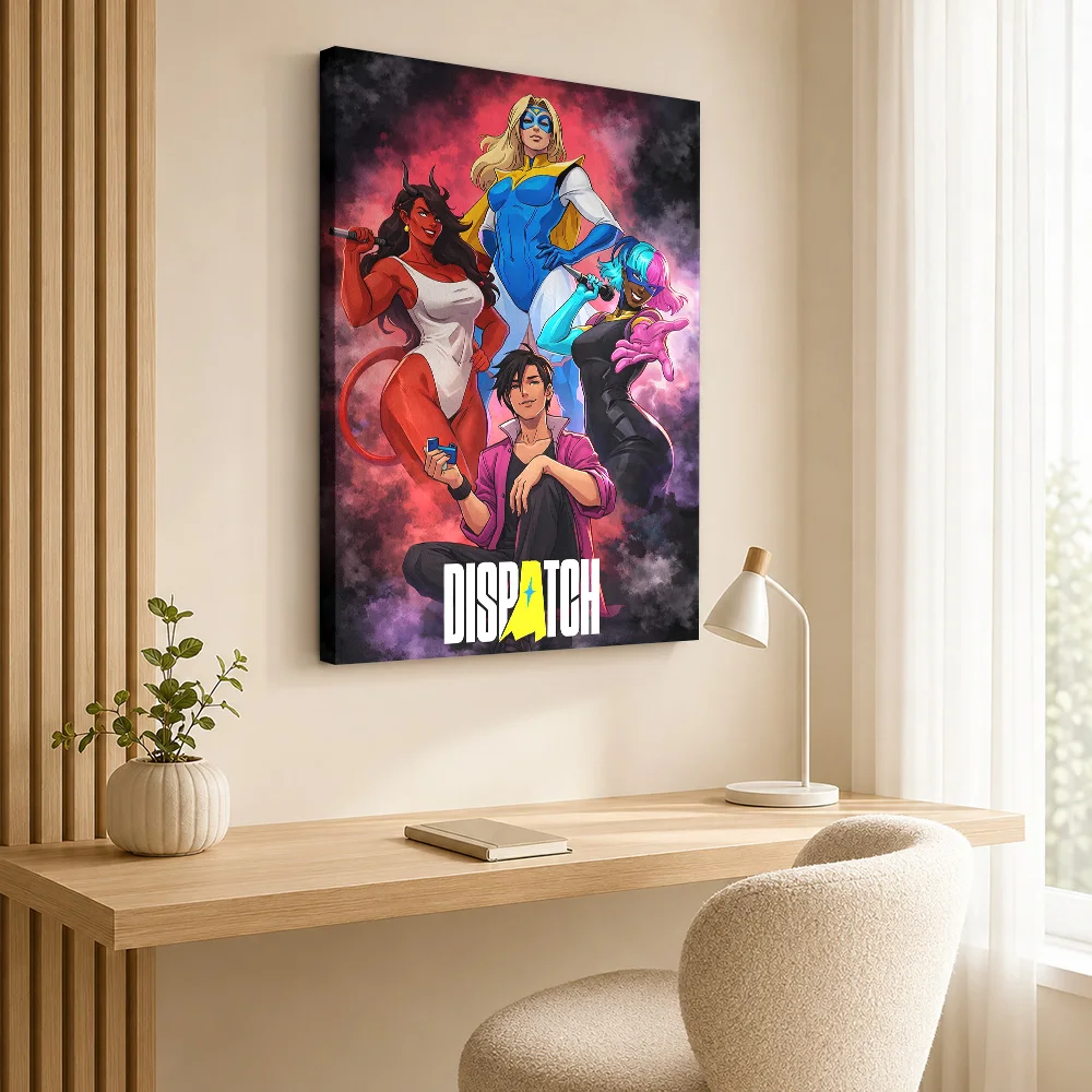 Dispatch Comic Cover Art Canvas Print Poster Customized Photo Gaming Anime Wall Paintings Decoration for Bedroom Ready to Hang