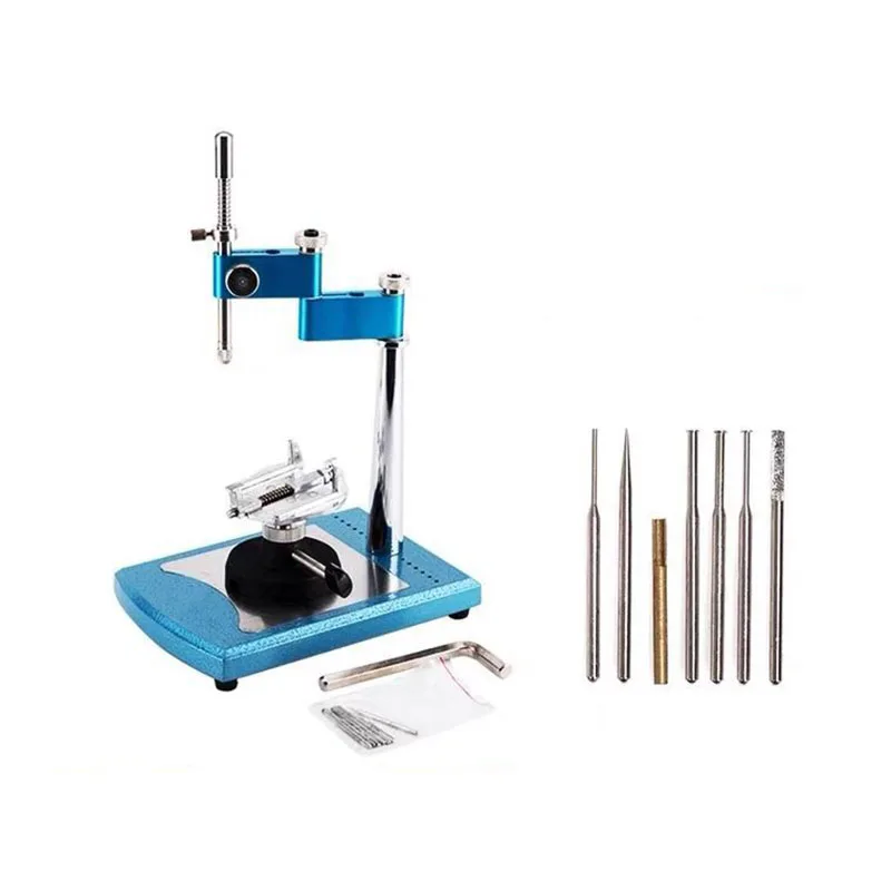 NEW Dental Lab Surveyor Simply Parallel Surveyor Visualizer Fully Adjustable Tool Square Base Parallel Observation Blue Color