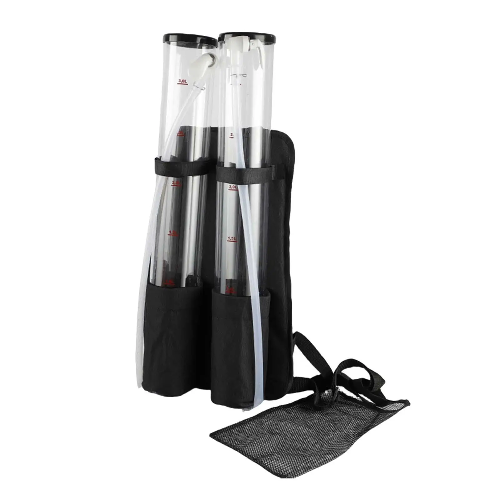Portable Double Barrel Drink Dispenser Backpack with Cooling Function for Outdoor Beer Parties and Beverage Serving