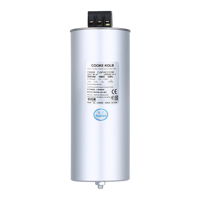 Low Voltage Shunt Power Capacitor Cylinder 20kvar Power Factor Correction Capacitor