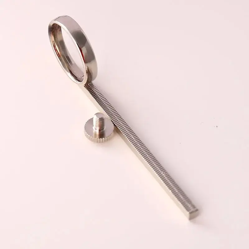 Trumpet instrument pitch regulator finger hook handle + screw set