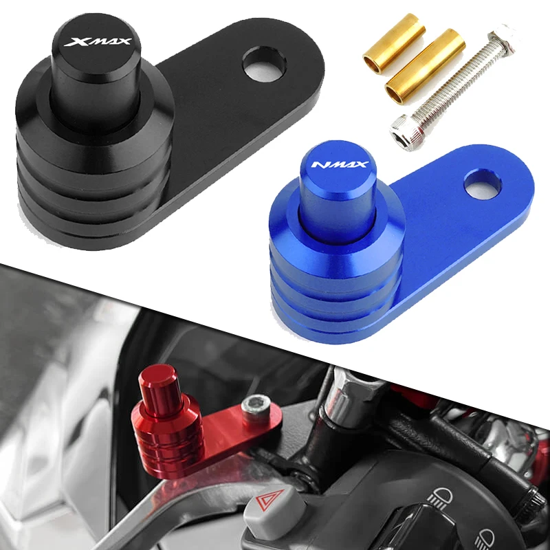Motorcycle Parking Brake Switch Button Lock Lever Accessory For Yamaha NMAX 125 155 2018-2024 XMAX 400 300 250 125