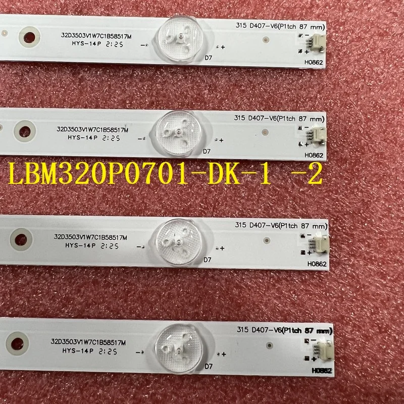 LED Backlight strip For Sharp LC-32LD165E LC-32LD165RU LC-32LD166K EVERLIGHT LBM320P0701-DK-1 LBM320P0701-DK-2 TPT315B5-XVN029