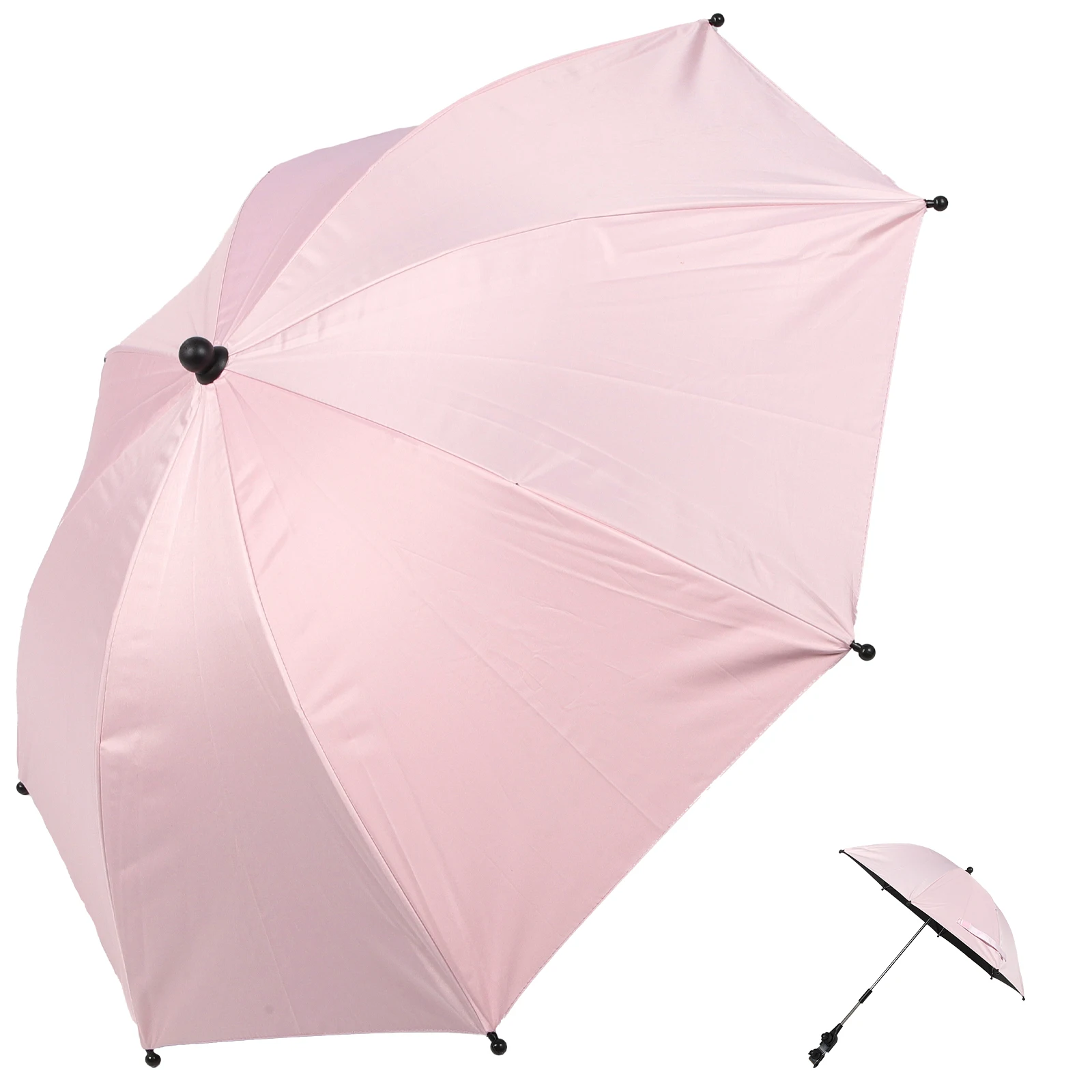 

Baby Stroller Umbrella 75cm Pink Lightweight UV Protection Sunshade Parasol Golf Umbrella Beach Chair Large Child Sun Protection