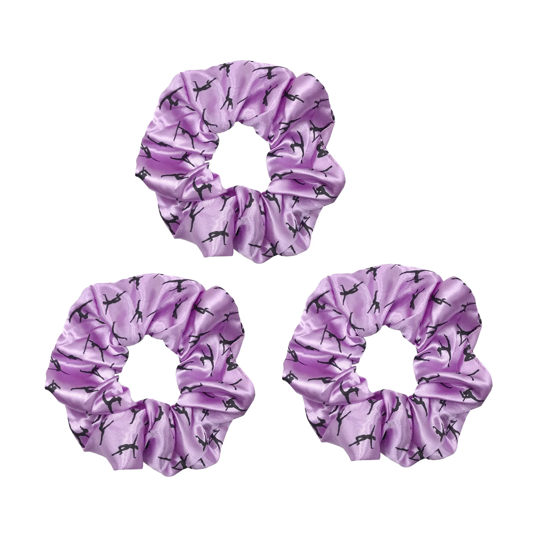 5 Stücke/20 Stücke Gymnastik Tanz Druck Scrunchies Haargummi Hohe Elastizität Elastisches Haarband Pferdeschwanzhalter Frauen Haarschmuck – Detail 18