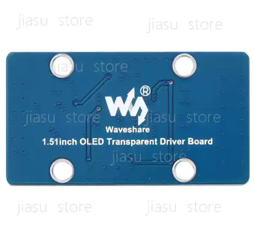 1.51-Inch transparent OLED display 128x64 resolution SPI/I2C/parallel interface, high contrast module