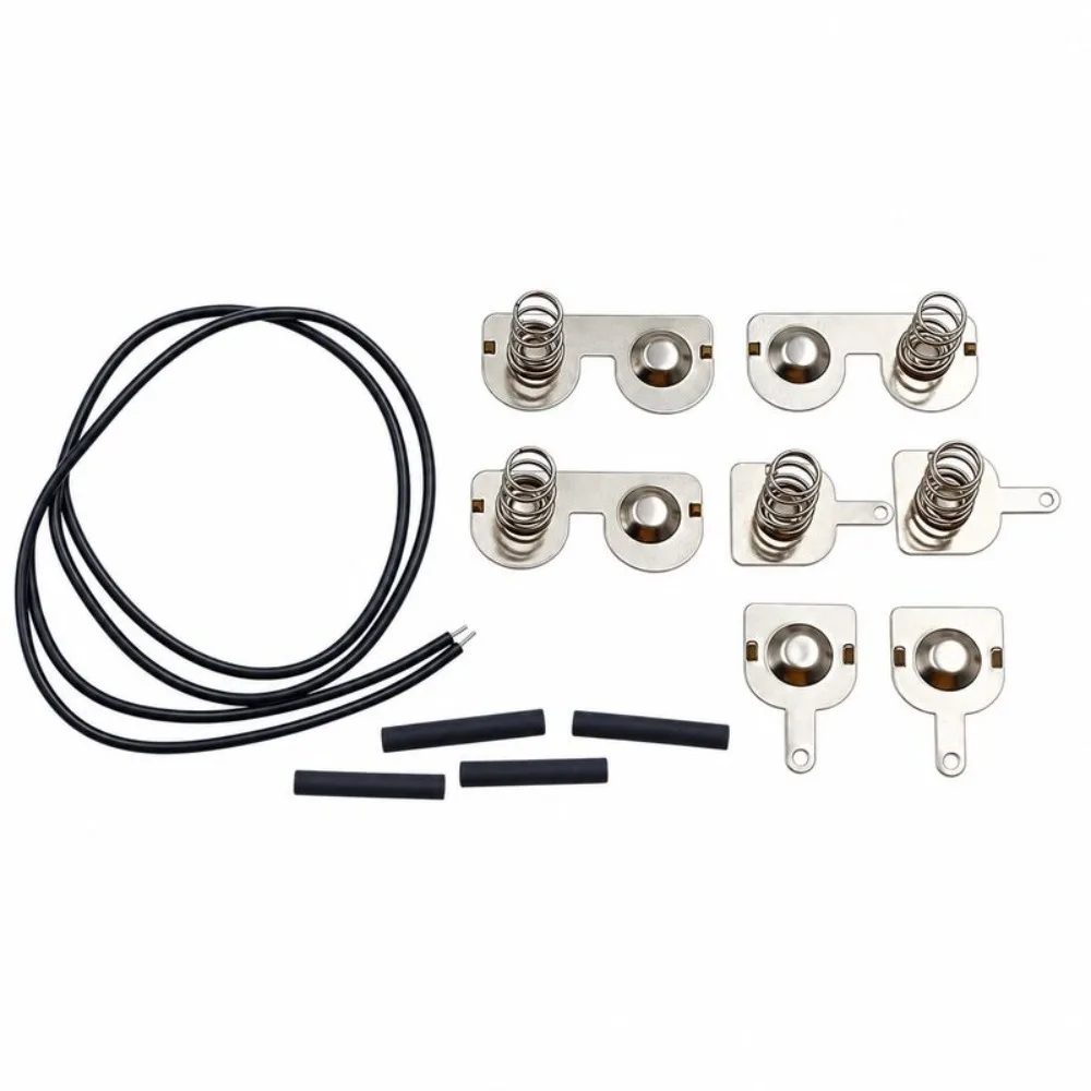 Positive Negative Battery Contact Spring DIY Replacement Spring Contact Set Universal Battery Terminal for SEGA Game Gear
