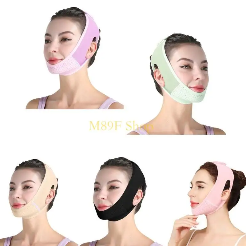 M89F Sleep Friendly Adjustable Chin Strap for Achieving a Slimmer Face Lifting Mask