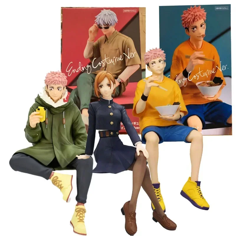 

Original Furyu Sega Jujutsu Kaisen Yuji Itadori Satoru Gojo Kugisaki Nobara Noodles Stopper Figure Anime Action Figure Toy Gift