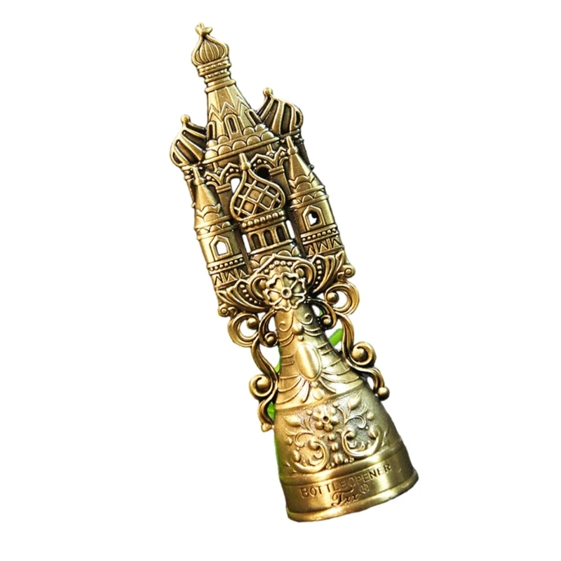 2025 New Beer Opener Metal Peacocks and Castles Creative Vintage Styles for Wedding Parties Birthday Baby Showers Gift Souvenirs