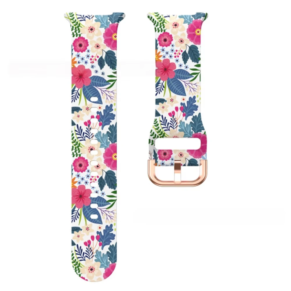 Band for Samsung Galaxy watch 8/8 classic 46mm Strap Sport Silicone Printed Bracelet Correa for Galaxy watch 8 40mm/44mm belt