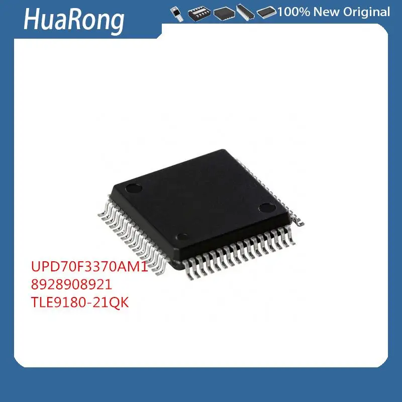 2Pcs/Lot UPD70F3370AM1 F3370AM1   8928908921  TLE9180-21QK QFP64