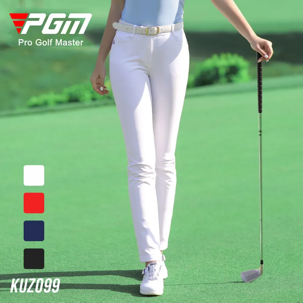 

PGM Golf Pants Women's Spring And Summer Golf Ball Pants Slim Fit Slim Trousers Stretch Trousers