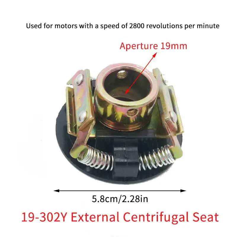 L19-302Y 2/4 Pole Motor Centrifugal Switch Single Phase Centrifugal Switch Electric Motor Parts Starter Mechanical Controller