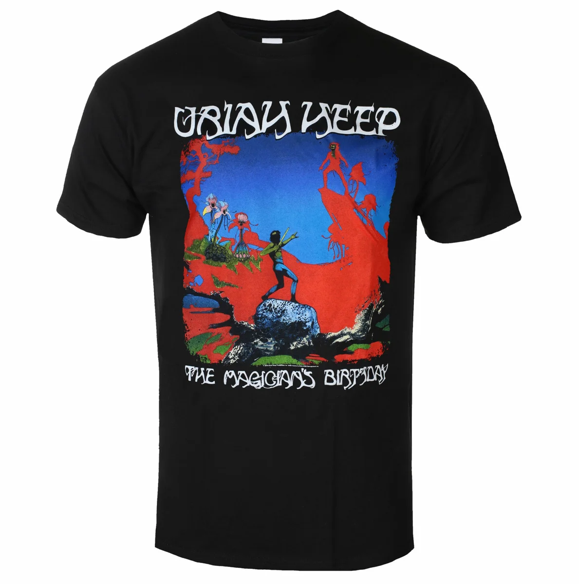 Nueva camiseta de algodón con gráfico de Uriah Heep, camiseta Unisex de manga corta de verano, camiseta de marca a la moda, camisetas Vintage informales de lujo