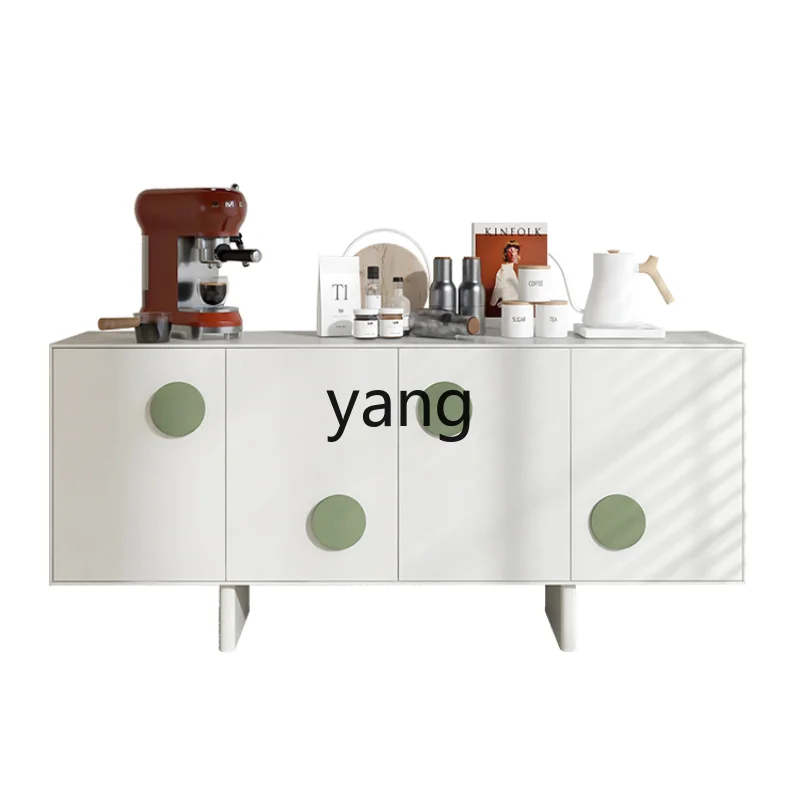 

Yjq Cream Style Sideboard Cabinet Modern Minimalist Small Apartment Tea Storage Cabinet